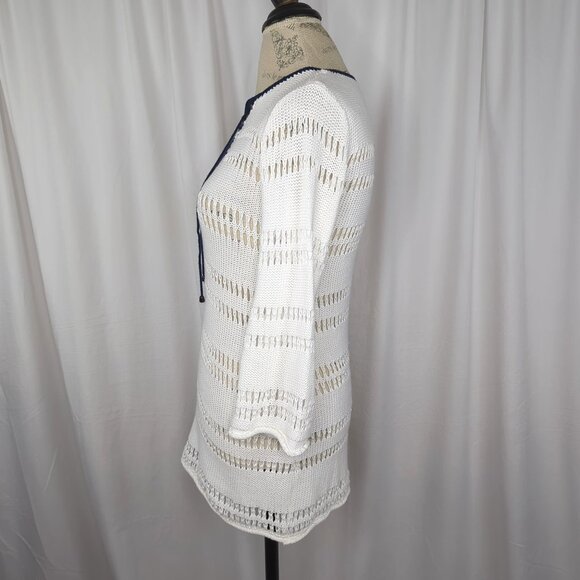 Tommy Bahama Cover Up X Small Knit White Resort - Picture 5 of 9